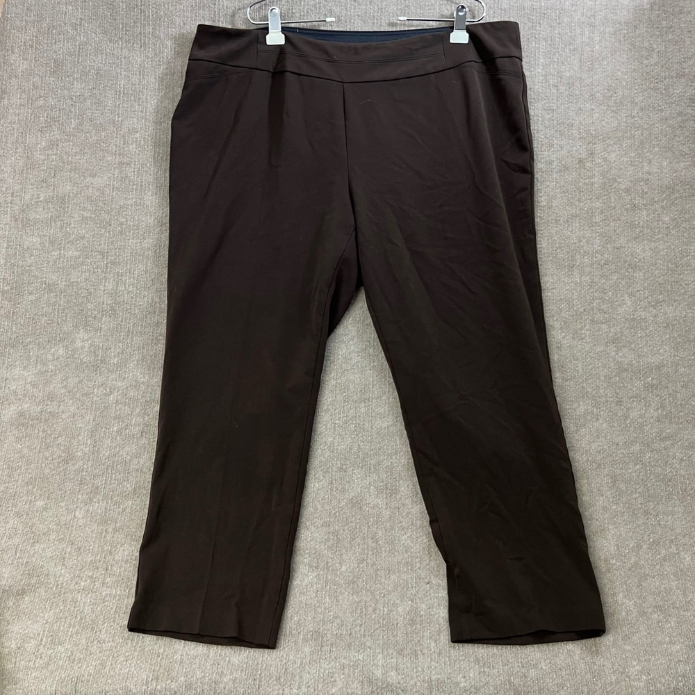 Investments Women's Brown Dress Pants, Size 22W S, Career, Office, Work